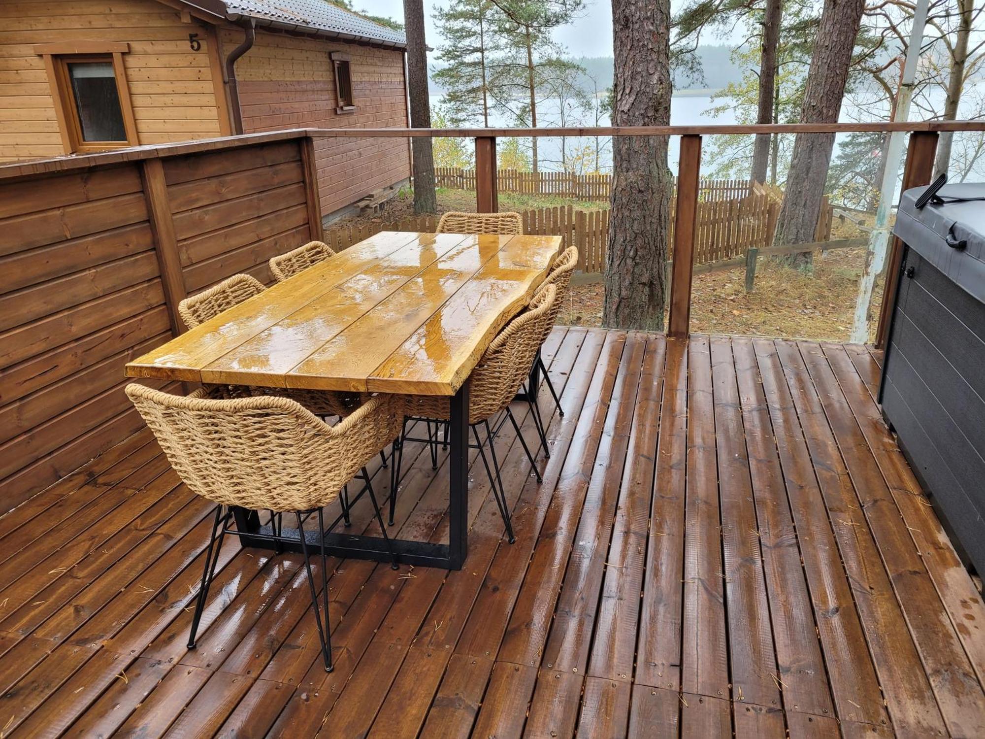 Sloneczny Domek Borsk Nr 2 I 15 - Nad Samym Jeziorem W Pierwszej Linii Dış mekan fotoğraf